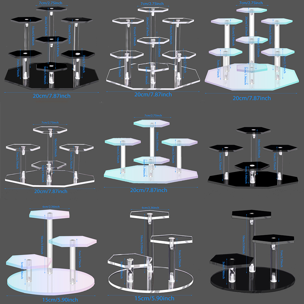Pop Display Shelf - Многослойная акриловая подставка для фигурок, полка-органайзер,