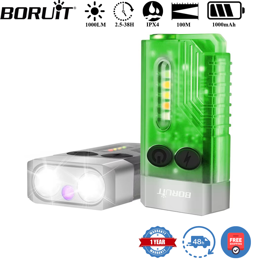 Fidget Cube Original - Брелок BORUiT V10, УФ-светодиодный флуоресцентный фонарик