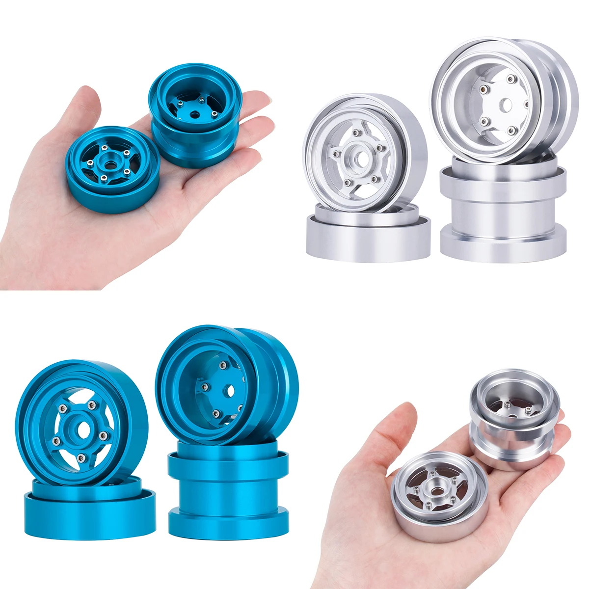 Tamiya Model Rc Car - Алюминиевые колеса с замком для радиоуправляемого