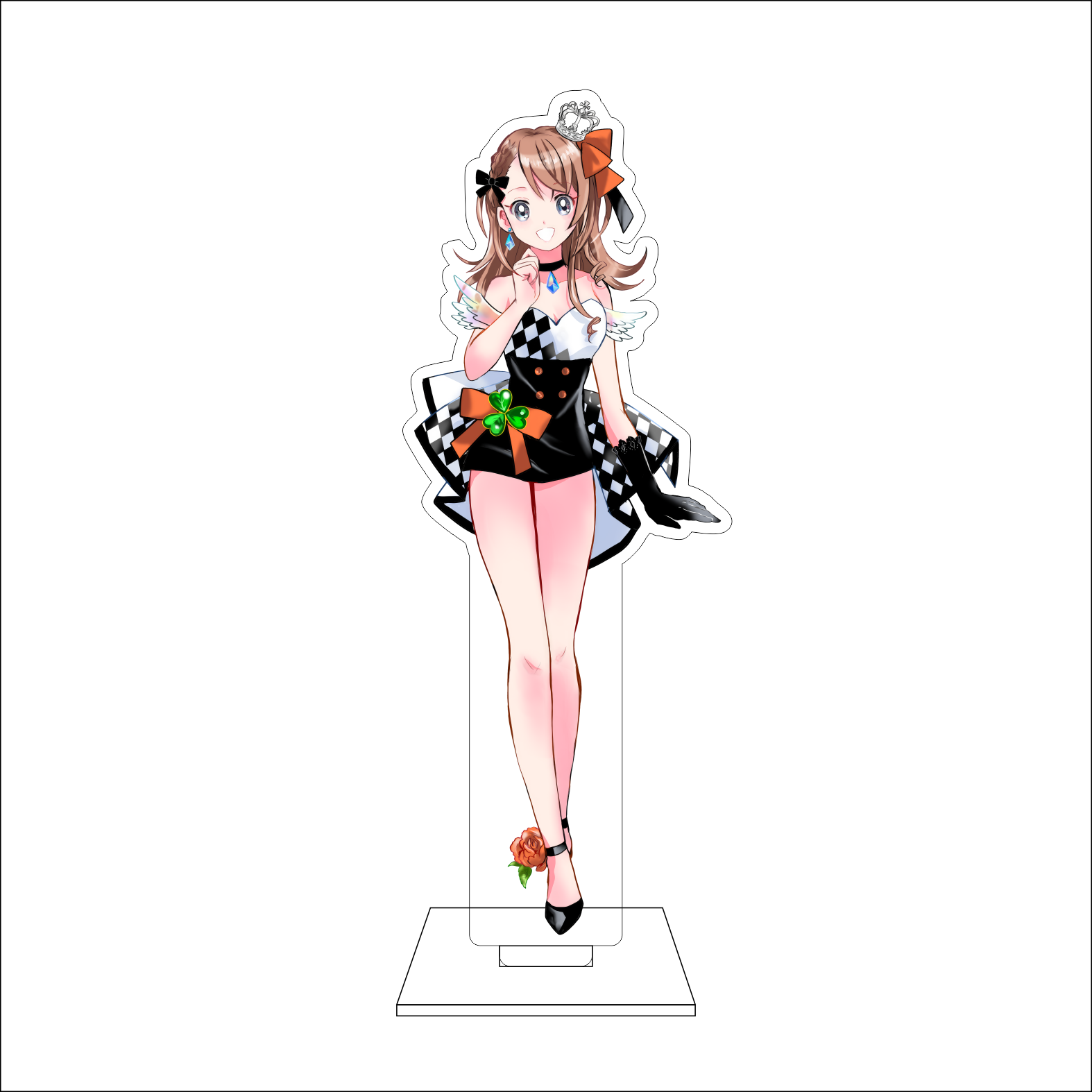 16 см Аниме-фигурка ‌ Акрилова – обзор и цена Figma Stand Set